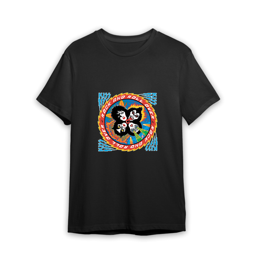 Camiseta Kiss Rock And Roll Over Masculina