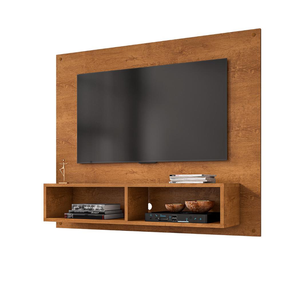 Painel Para TV 43" Com Nichos Viena Nature 2076096 Para Sala Bechara