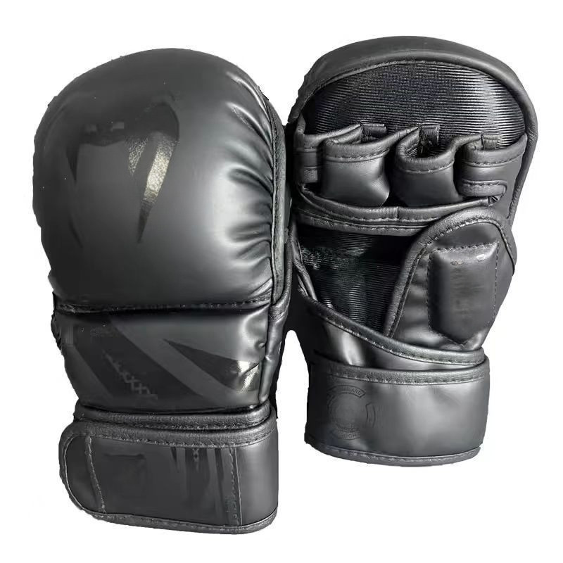 Caixa luvas de boxe treinamento competição 4 cores preto combate MMA esportes couro Muay Thai combate