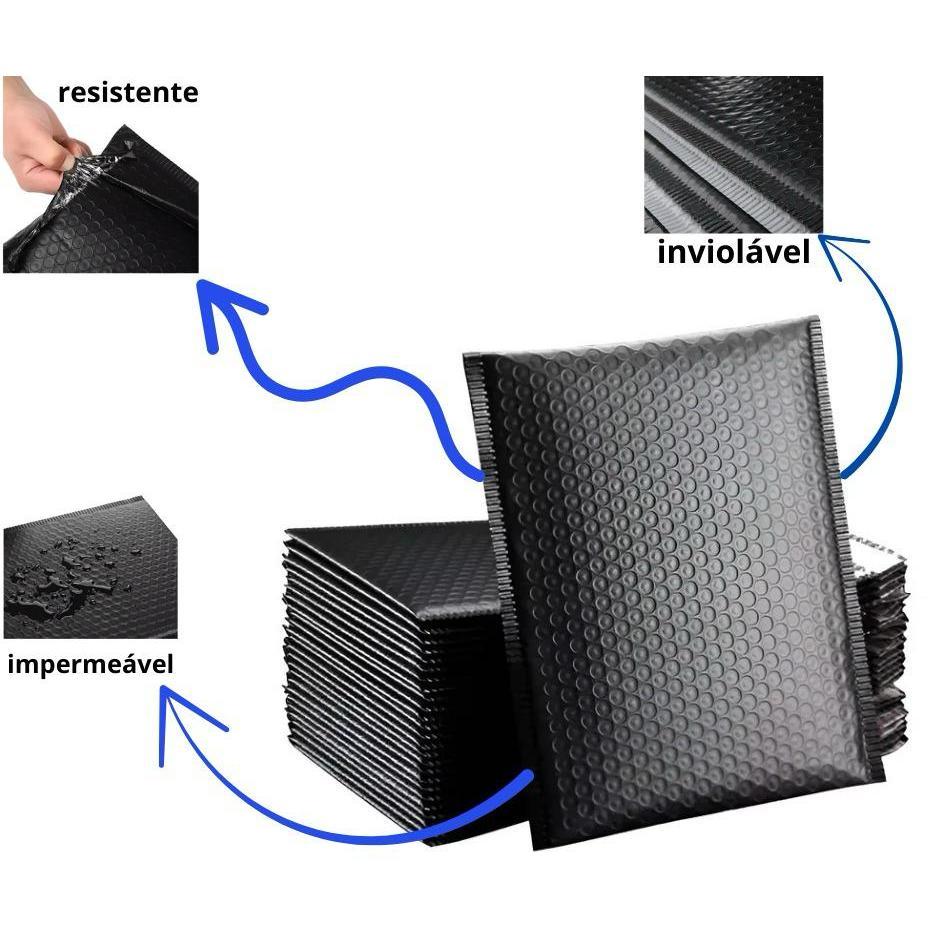 Envelope Segurança Com Bolha 12X18 Reforçado Laminado Grosso Qualidade Diferenciada Ate 1000 UN