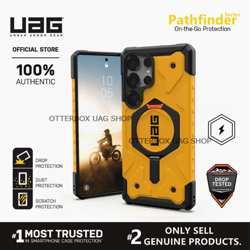 Adequado Para Samsung Galaxy s25 Ultra/s25 + Plus/s24s23 Capa Magnética Celular , UAG Com Suporte De Proteção Contra Que em Oferta na Shopee