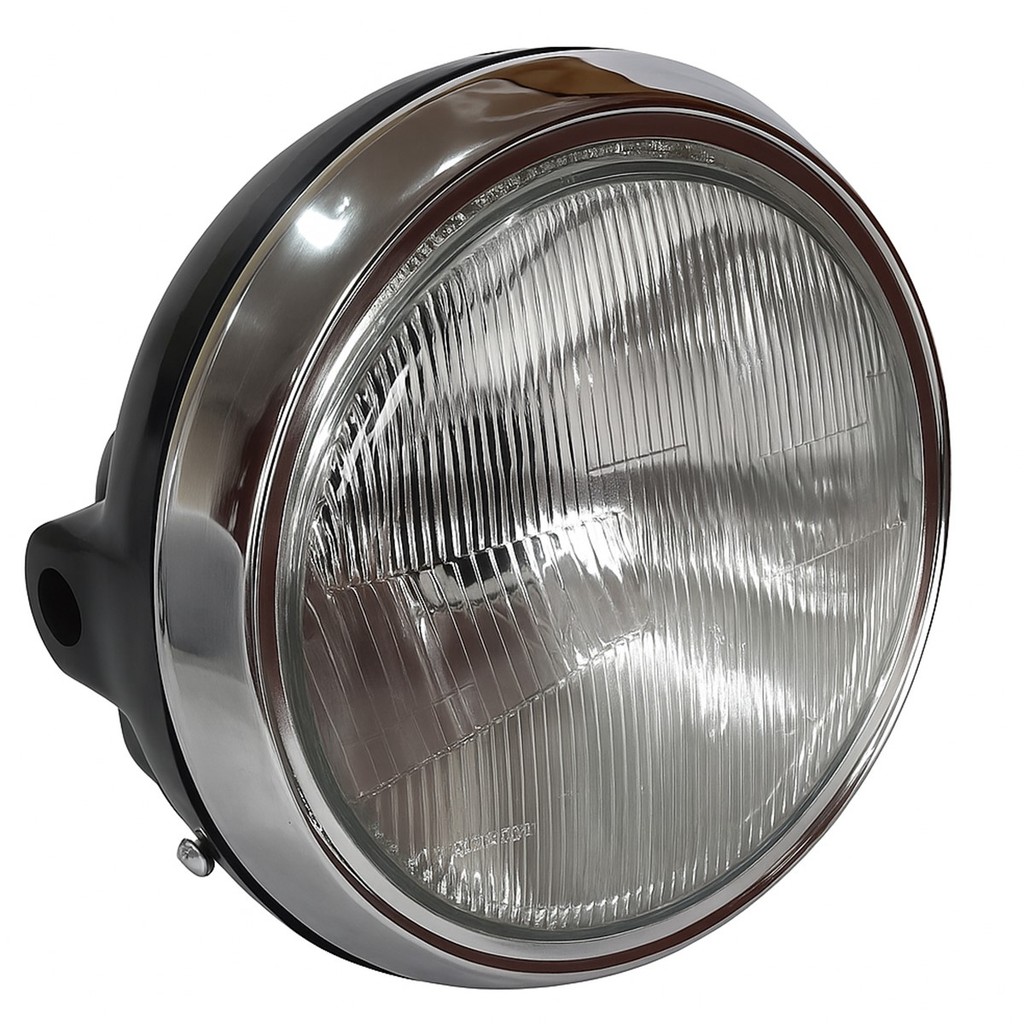 Farol Bloco Óptico Aro Cromado Cbx 200 Strada 1994 Á 2002