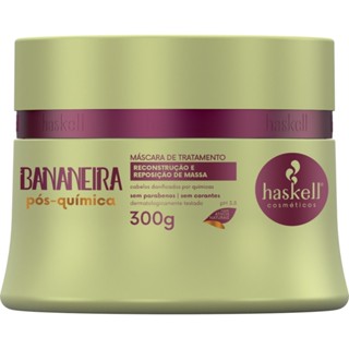 Máscara Bananeira Pós-Química 300gr Haskell em Oferta na Shopee