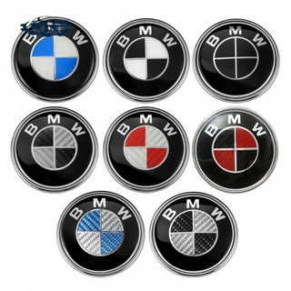 Adesivo de emblema para capô dianteiro de 82mm, adequado para BMW X1 X5 X6 1 3 5 7 séries 2024 3240 UT53