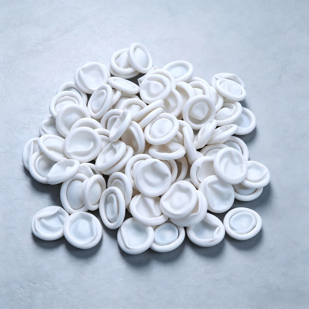 100pcs Conjuntos Berços Borracha Látex Protetoras Pontas Dos Dedos-B001