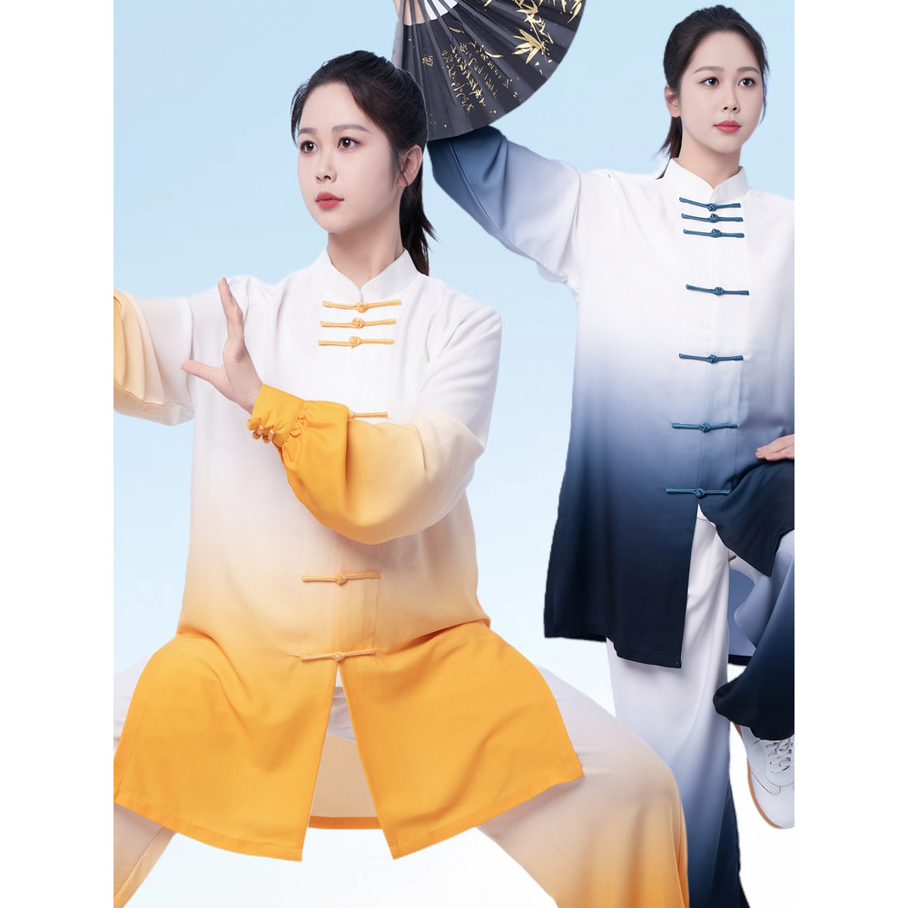 2026 novo estilo tai chi roupas femininas High-End primavera outono tai chi roupas masculinas artes marciais roupas de b