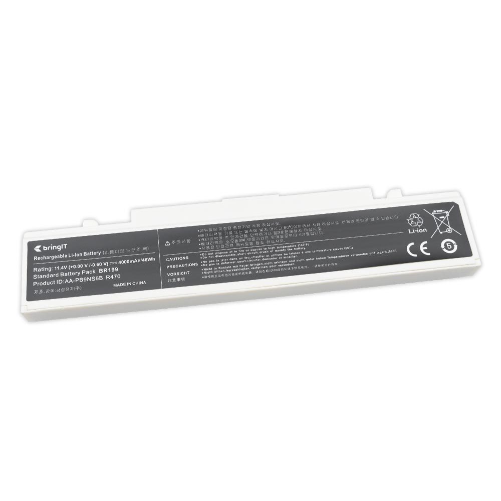 Bateria para Notebook Samsung NP270E4E 4000 mAh Branco
