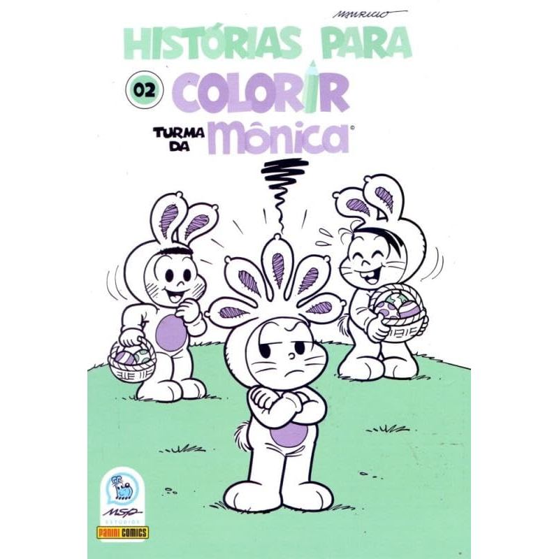 Almanaque Da Turma Da Monica Para Colorir N.2