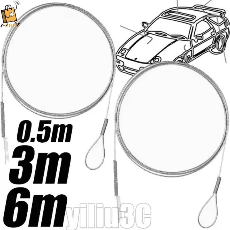[Prim] 1.5/3/6m Limpador De Drenagem De Aço Inoxidável-Flexível-Ferramenta De Desentupimento De Fluxo De Água Limpeza De