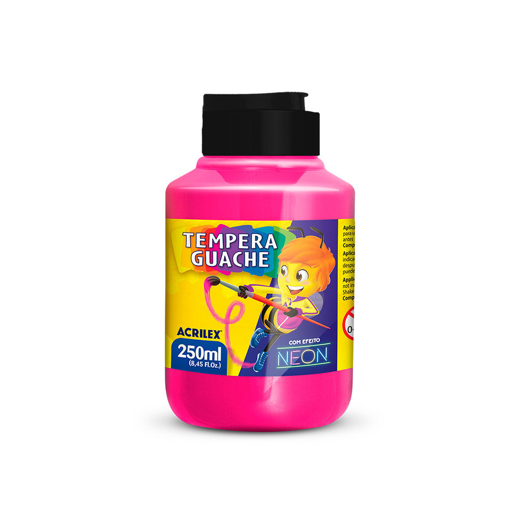 Tinta guache Neon Maravilha 250ml 0107 Acrilex