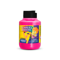 Tinta guache Neon Maravilha 250ml 0107 Acrilex