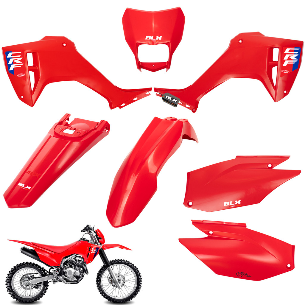 Kit Plástico Carenagem Honda Crf 300f Roupa C/ Carenagem Farol - Amx
