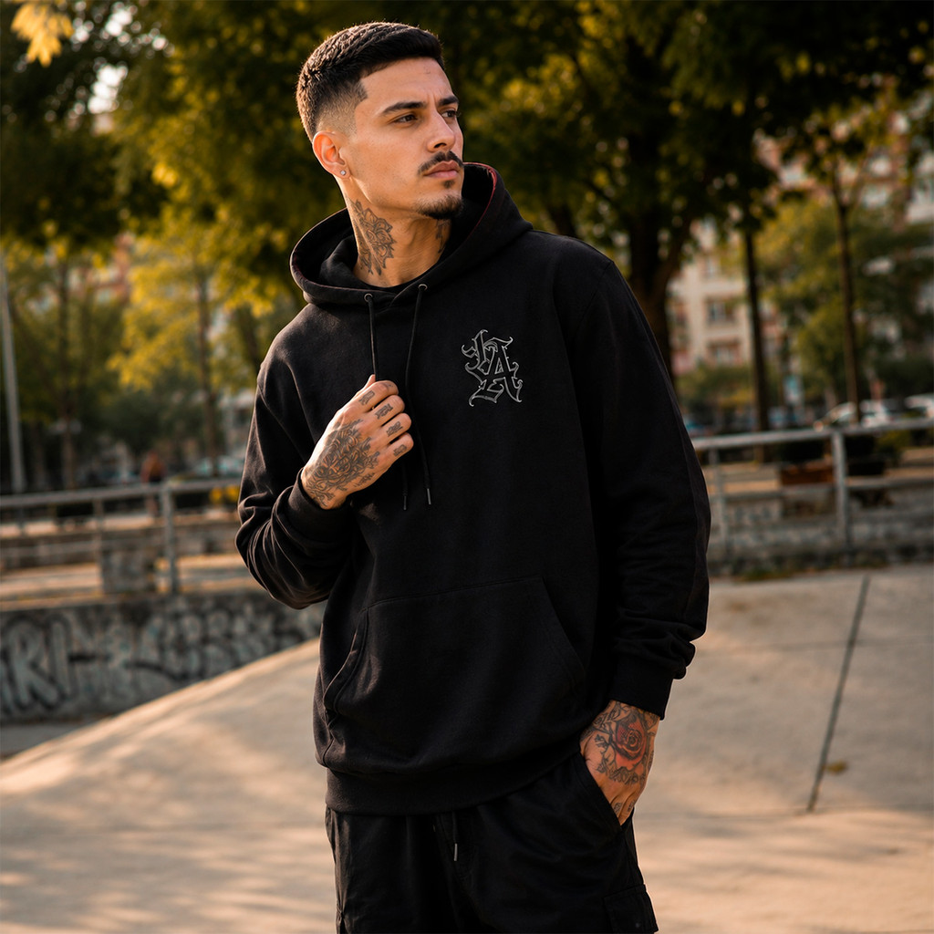 Moletom Temático Los Angeles Moletom Básico Confortável LA Flanelado Unissex  Com Capuz Envio Imediato