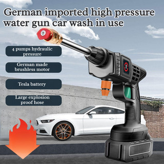 [Uso Versátil] JC Car Wash Heavy Duty Water Hose Nozzle Para Carros/Motos/Bicicletas/Lavagem/Pressão