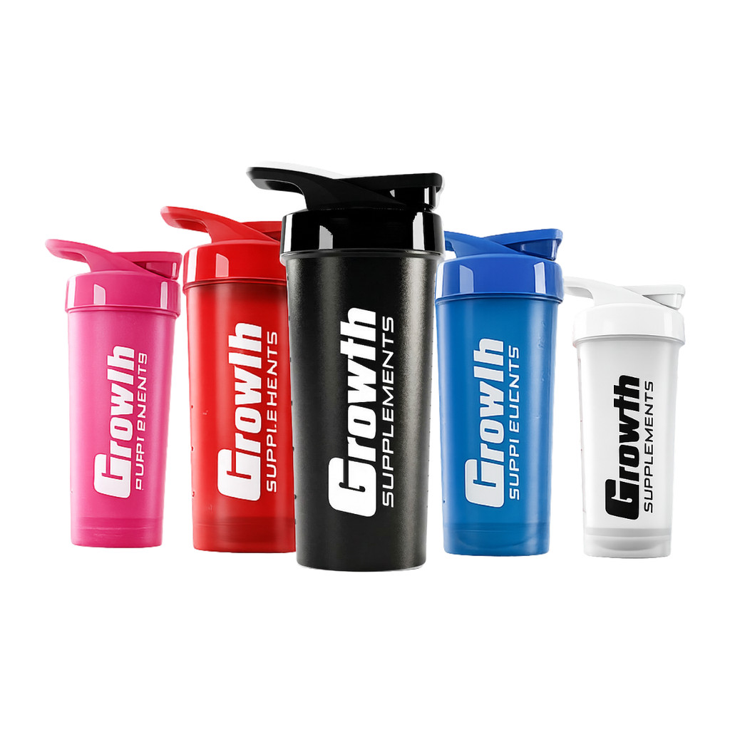 Coqueteleira Growth 600ml Original Garrafa Para Academia Squeeze Shaker De Whey