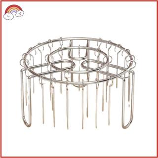 Suporte Vertical para Churrasco em Aço Inoxidável 12/24/49 Espetos para Air Fryer Acessór…