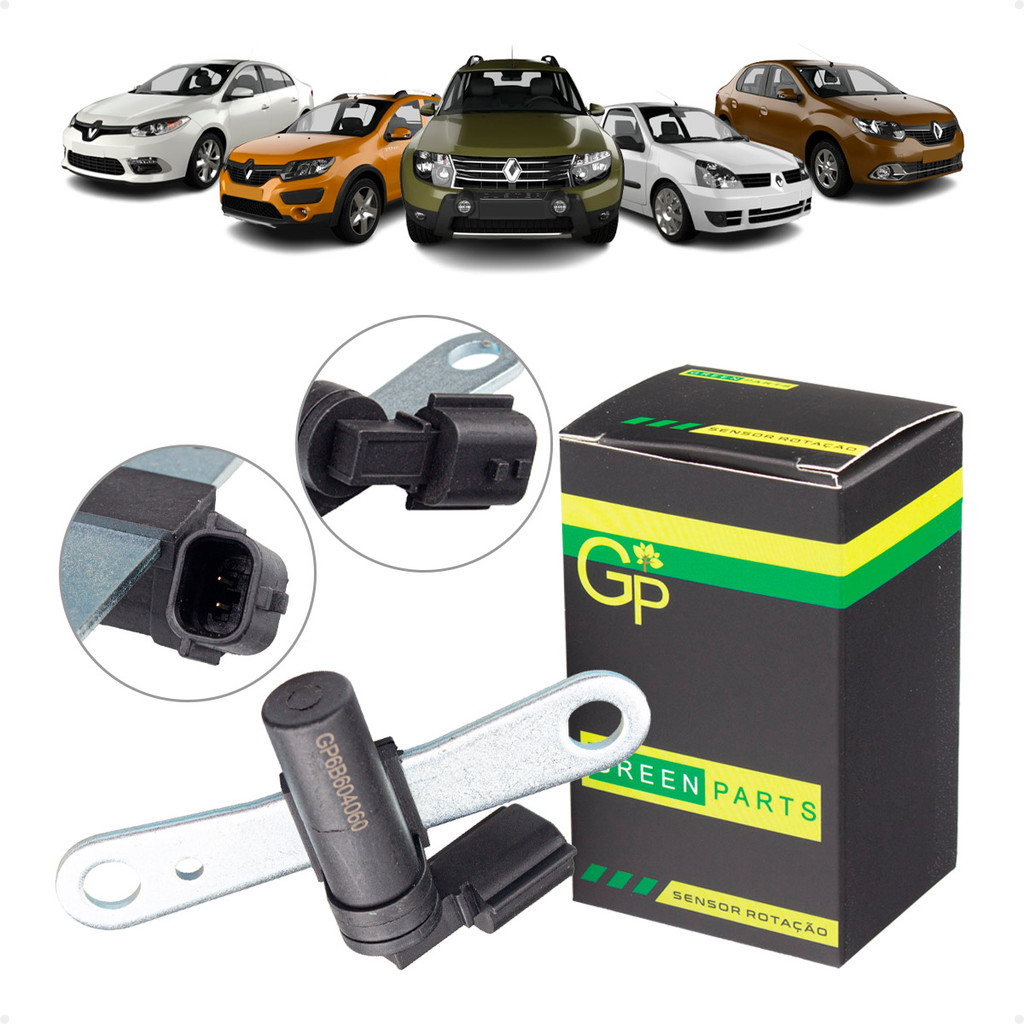 Sensor Rotação Renault Duster 1.6 16V Flex 2011-17 Fluence 2.0 16V Flex 2012-14 Sandero 1.6 16v 2007-16