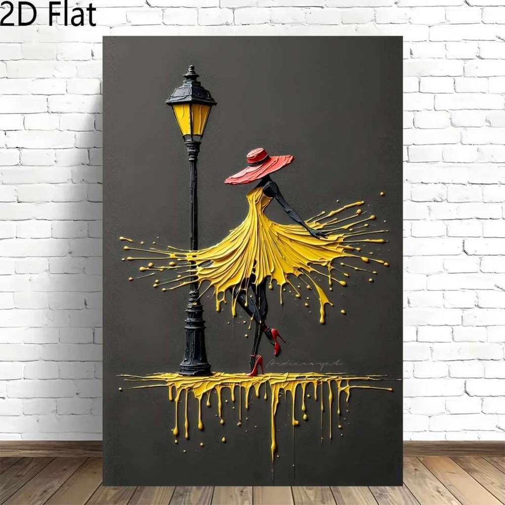 Quadro Decorativo Grande 112x80cm Abstrato Essência Exclusivo Escritório, Hall, Sala, Consultório, Copa, Quarto