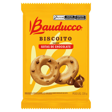 Biscoito Leite com Gotas de Chocolate Bauducco