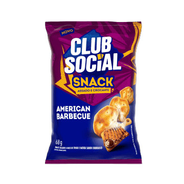 Club Social Salgadinho Snack Barbecue 68g