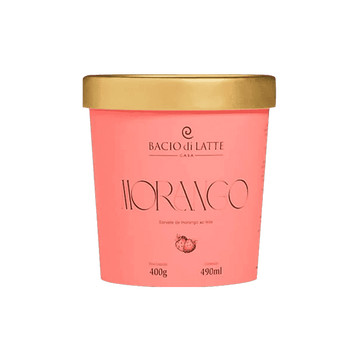 Bacio di Latte Creme de Morango Gelato