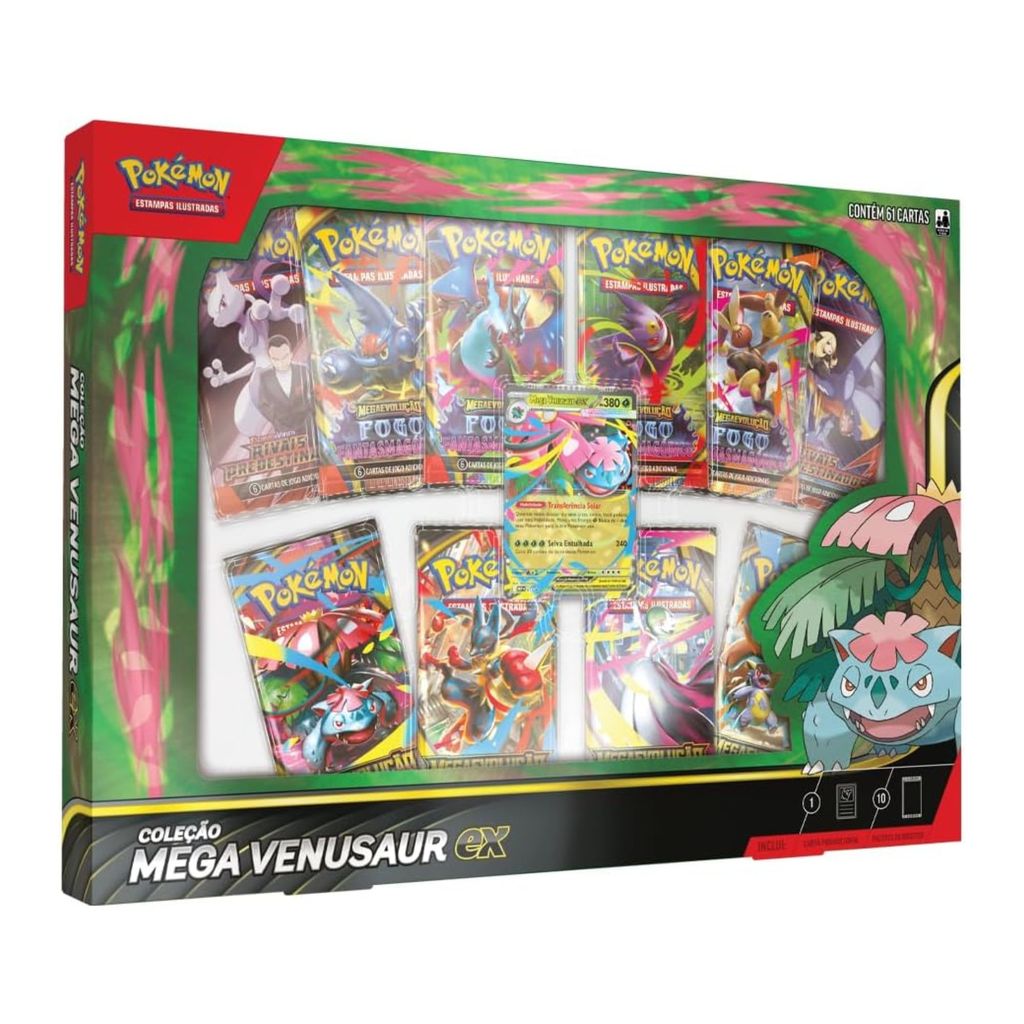 Box Pokémon Mega Venusaur EX - Pokémon TCG