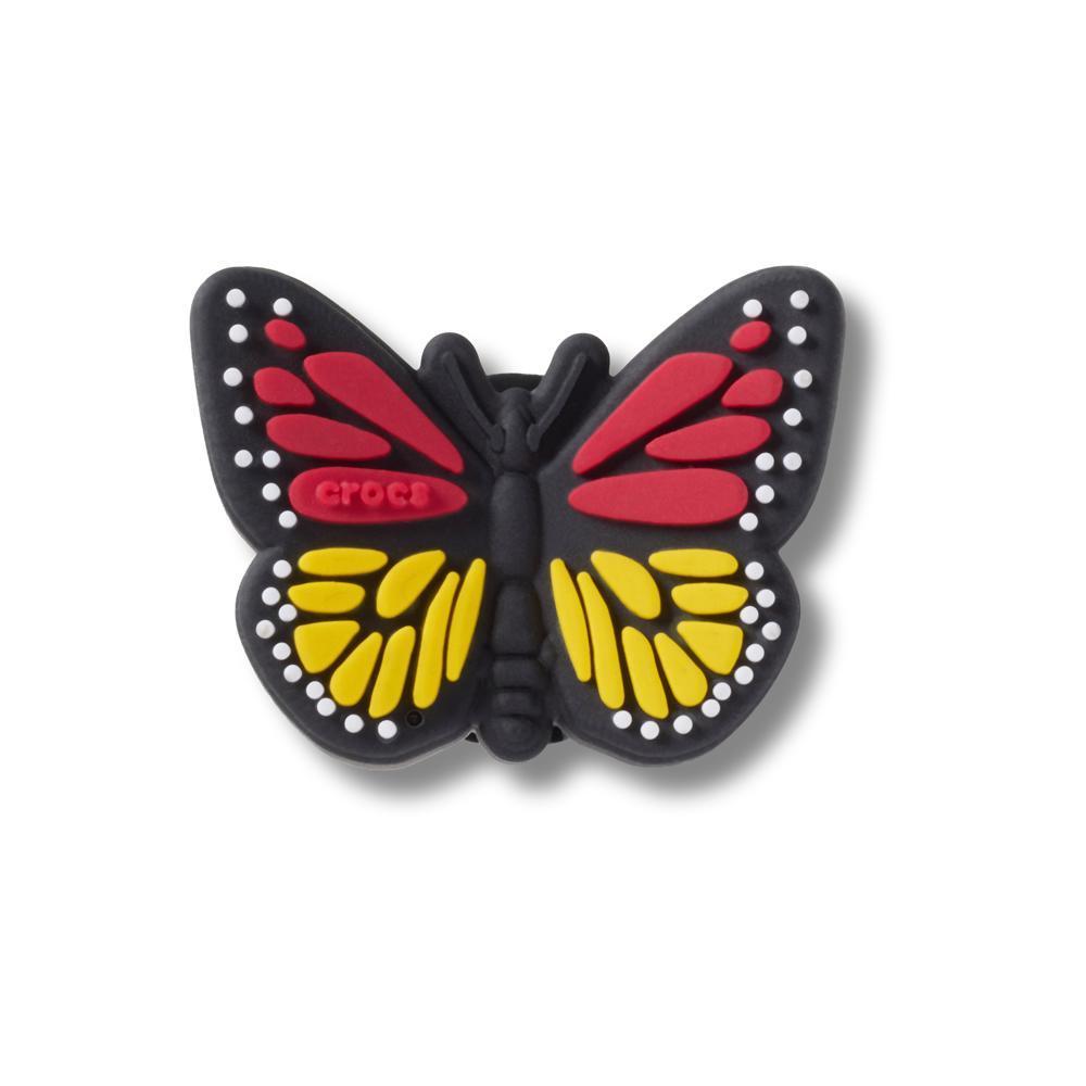 Jibbitz™ Borboleta Preta e Vermelha Único