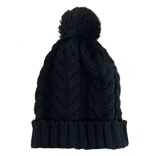 Touca Feminina Tricot Inverno Pompom Estilo Gorro Lã Quentinha Moderna Casuais