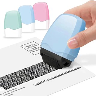 Carimbo de Rolo Lotosug para Proteção Contra Roubo de Identidade, para Ocultar Informações Sensíveis, 1 Unidade de Carim