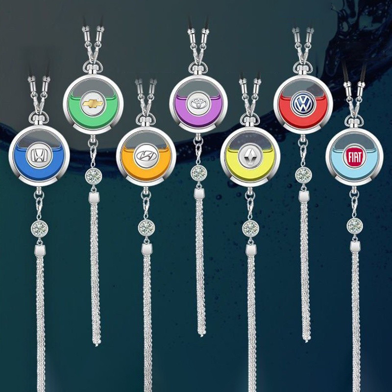 Decoração para suspensão de carro, adequada para Fiat, Honda, Chevrolet, logotipo de carro perfumado, acessórios da séri