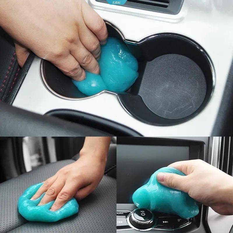 Gel Mágico para Limpeza de Carros - Massa para Limpeza de Teclados - Slime para Remoção de Poeira - Detergente Universal
