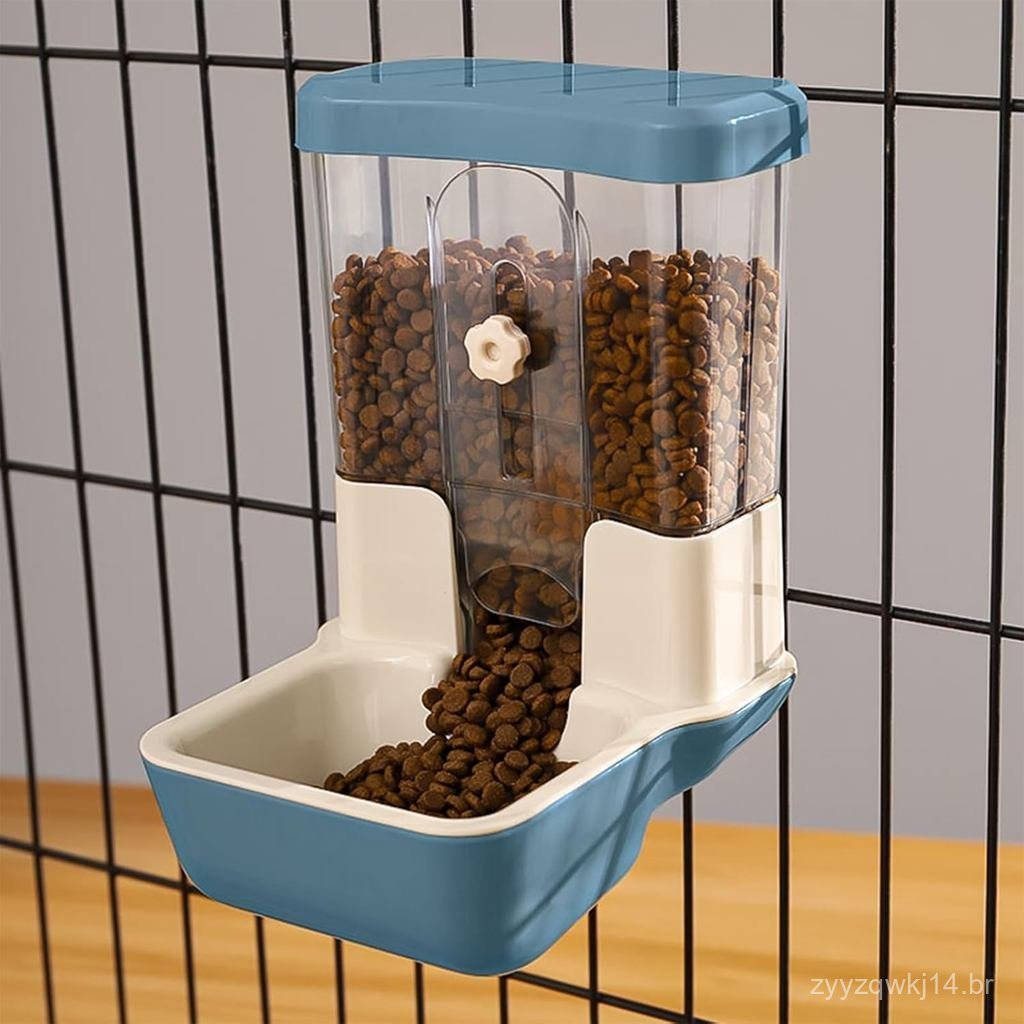 Dispensador Automático de Suspenso, Alimentador de Gaiola para Animais de Estimação com Grande Capacidade de 27oz