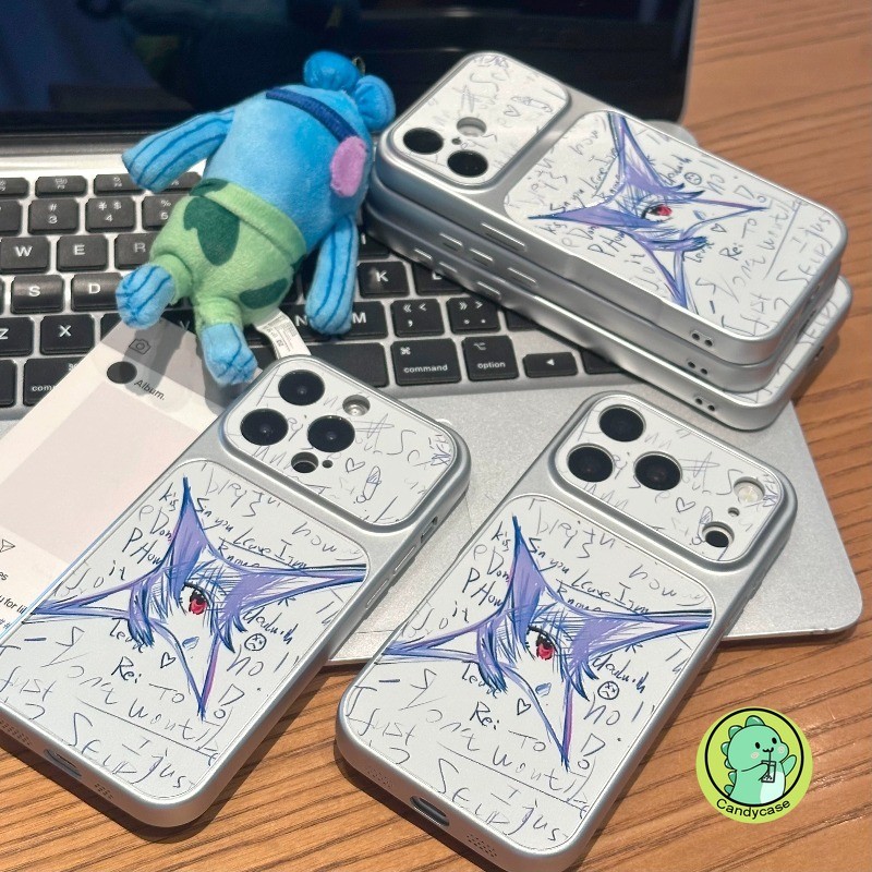 Capa Fofa Rei Ayanami Para Samsung Galaxy A27 A37 A36 M36 F36 A35 A34 A33 A32 M32 A31 A26 A25 A24 A23 A22S M22 5G 4G De 
