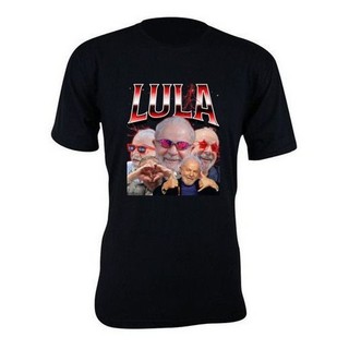 Camiseta camisa estampa LULA TA ON PT basica unissex manga curta