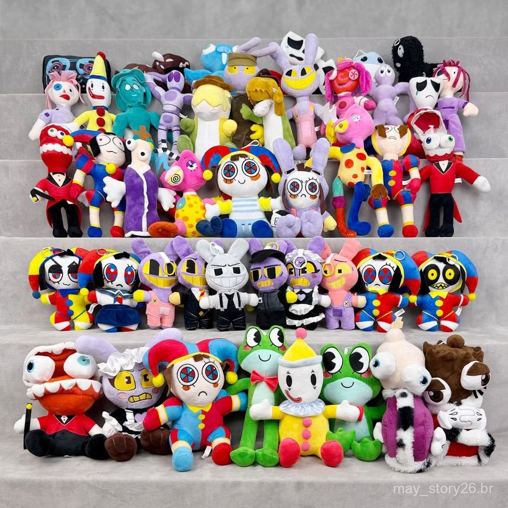 2026 Novo Produto Transfronteiriço Boneco de Pelúcia Circo Cibernético Brinquedo de Pelúcia Palhaço Digital Atacado em E