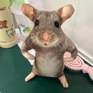 Boneca De Rato AURENNE , De Pelúcia Simulado De Figura Animal , Brinquedo Engraçado De Esqueleto Embutido De 12/24 Cm