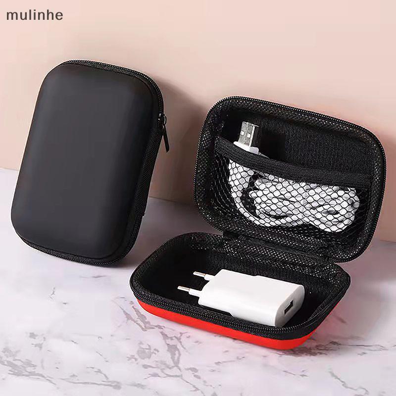 Bolsa De Armazenamento Portátil Para Viagem Fones De Ouvido , Organizador De Cabos , Estojo Eletrônico Com Zíper