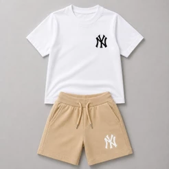 Conjunto Masculino Estiloso Modinha Kit Camisa Bermuda Masculino Kit Conjunto Masculino infantil