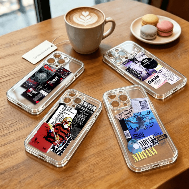 Capa De Banda De Música Oasis Para Samsung Galaxy A57 A16 A06 A07 A35 A33 A32 A55 A15 A25 A05 A05S A54 A24 A34 A52 A52S 