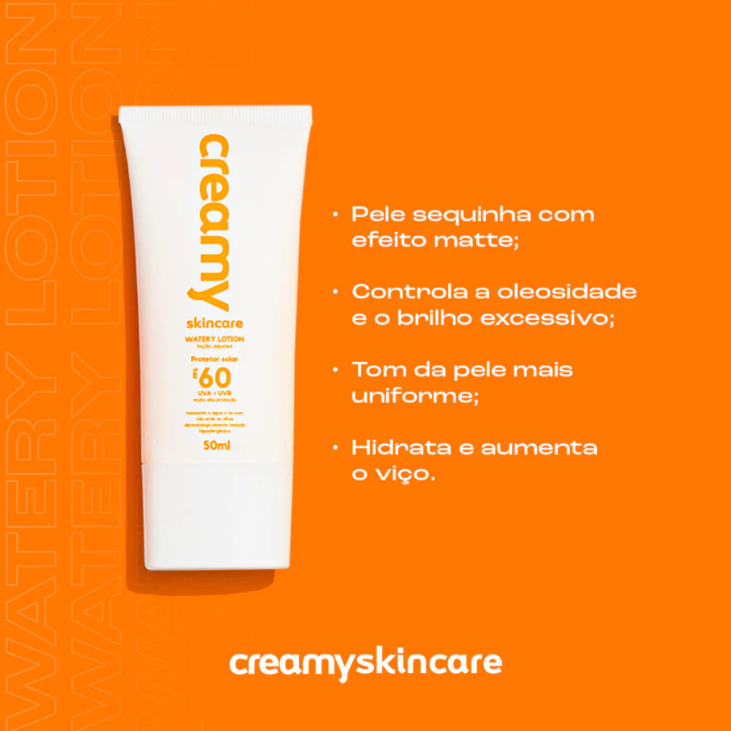 Kit Duo Protetor Solar FPS60 + Gel Creme Hidratante Facial Calming Cream - Creamy Skincare · foto 2