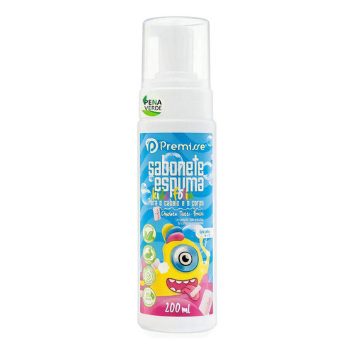 Sabonete Espuma Kids Chiclete Tutti-Frutti 200ml - Premisse