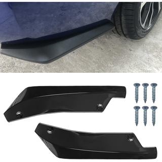 YoRise 2PCS Difusor de Para-choque Traseiro para Carro, Protetor de Saia Lateral Universal para Carro com Parafusos, Kit