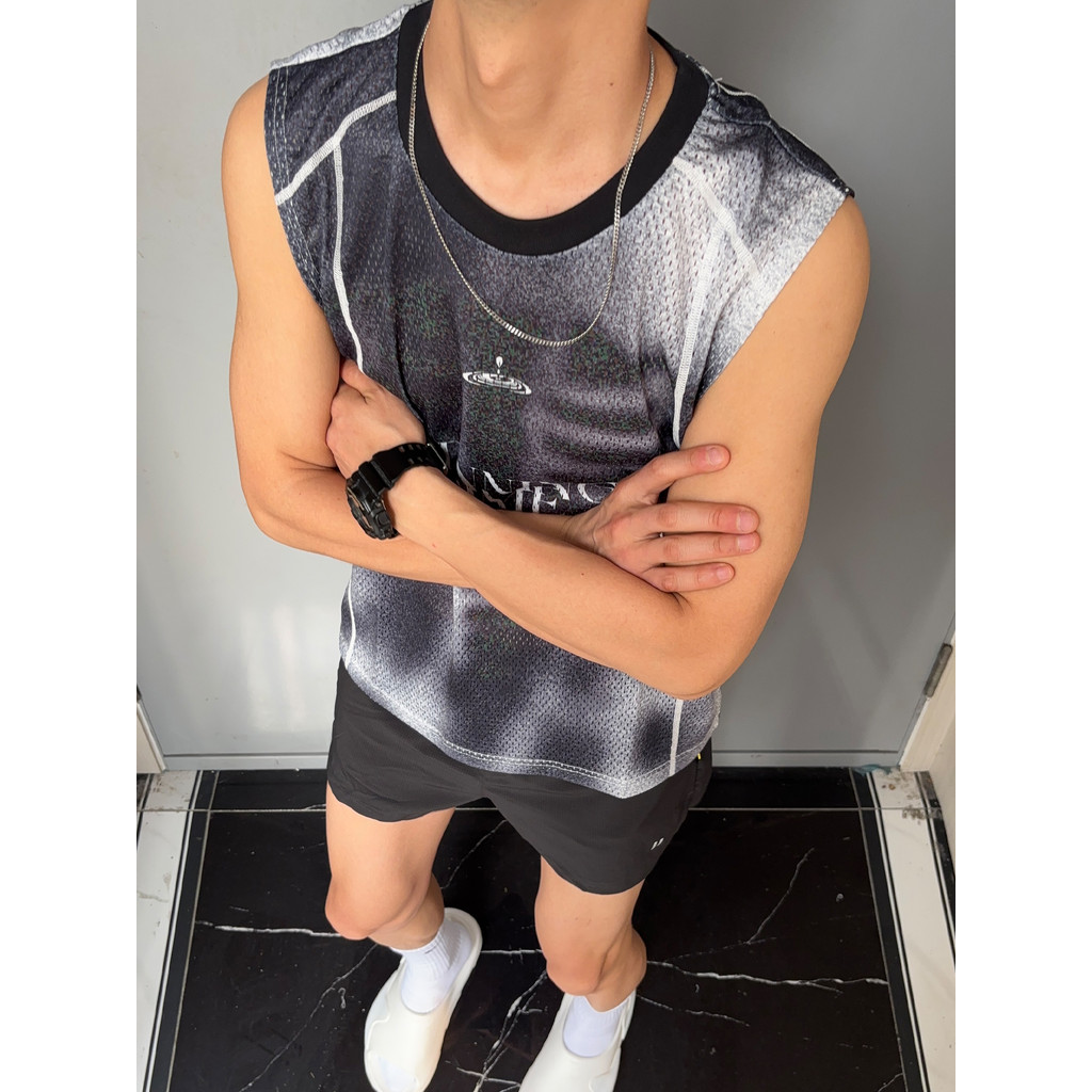 UBCG Smudge Running Sports Colete 26 Primavera Verão Novo Produto Esportes Americanos Impressão Digital Colete Respiráve
