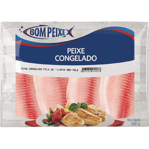 Bom Peixe Filé de tilápia 500g