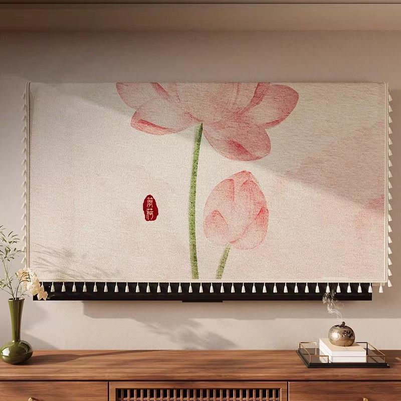 WZLDN813 novo estilo Lotus TV Anti-poeira capa sentir LCD tela Laser capa protetora pano capa acessórios do computador