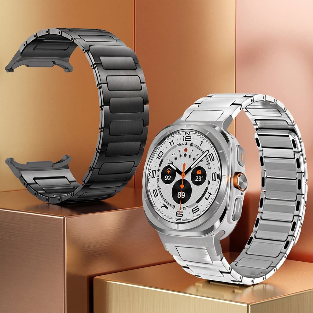 Pulseira De Aço Inoxidável Pulseiras Magnéticas Para Samsung Galaxy Watch Ultra 
