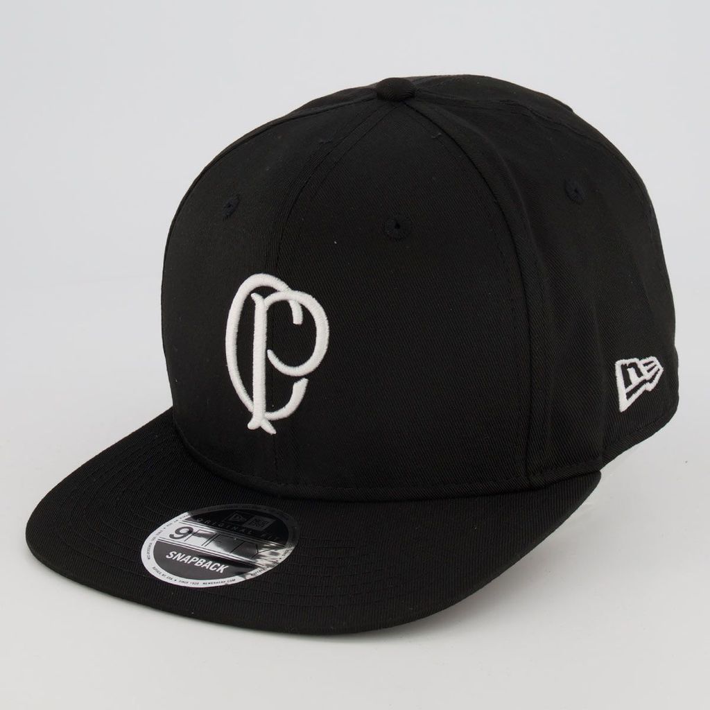Boné New Era Corinthians CP Escudo Preto