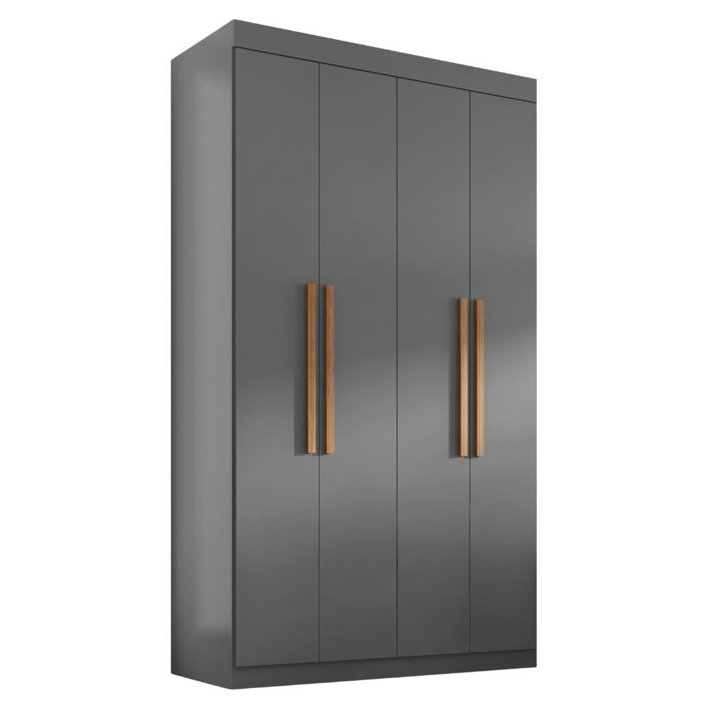 Modulo de Guarda Roupas Para Quarto 4 Portas e 2 Gavetas Madrid Maxel