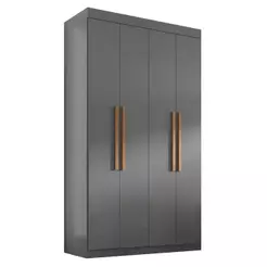Modulo de Guarda Roupas Para Quarto 4 Portas e 2 Gavetas Madrid Maxel