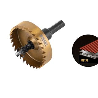 Serra Copo 53mm para Metal com Revestimento Denzel ate 3mm